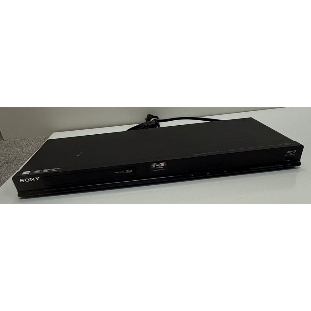 Sony BDP-S5100 Blu-ray Disc DVD Player 3D Wi-Fi Built-in Streaming Black HDMI
